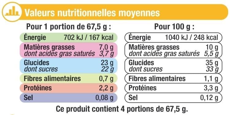 U Dômes glace meringue vanille x4, 270g packshot