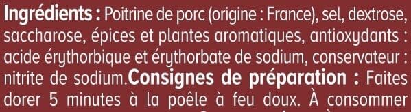 U Gros lardons fumés à l'ancienne VPF Bleu Blanc Coeur packshot