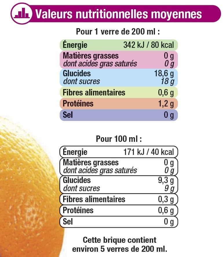 U Pur jus d'orange de raisin et de fruit de la passion packshot