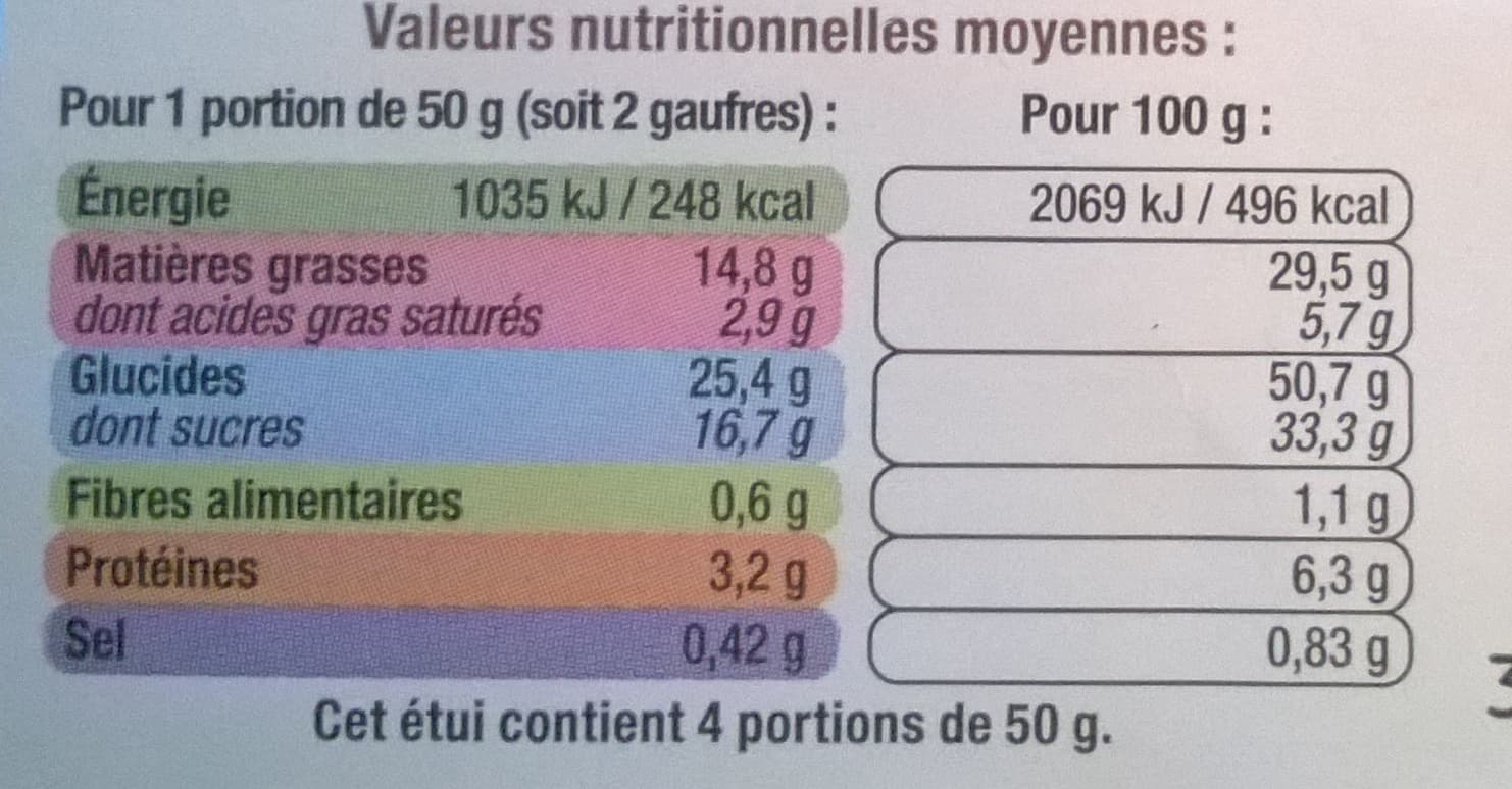 U Petites gaufres pur beurre packshot