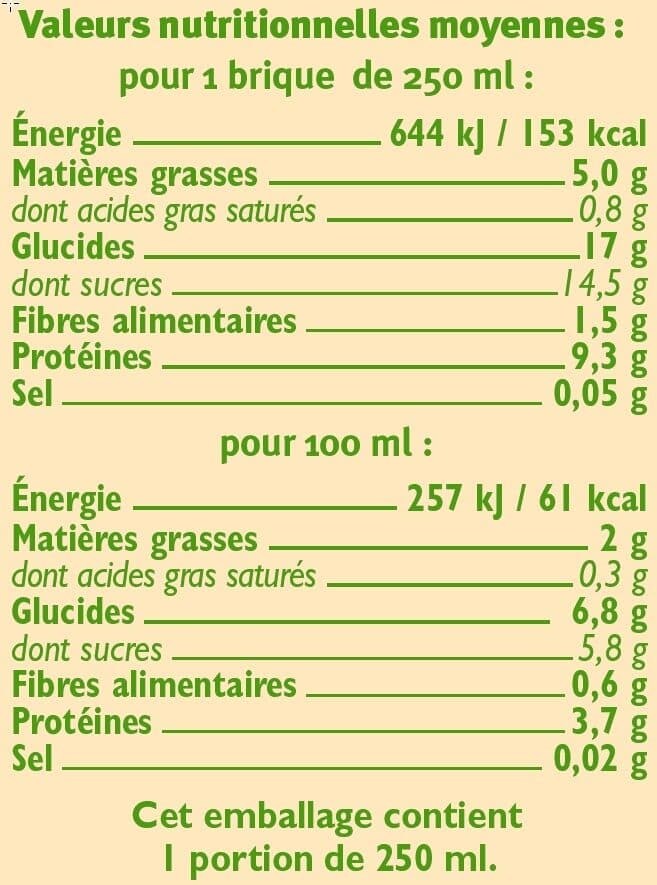 U Boisson bio au soja saveur vanille packshot