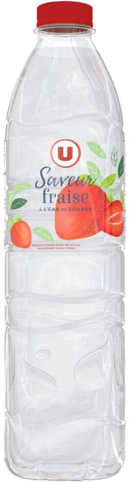 U Boisson à base d'eau de source aromatisée à la Fraise packshot