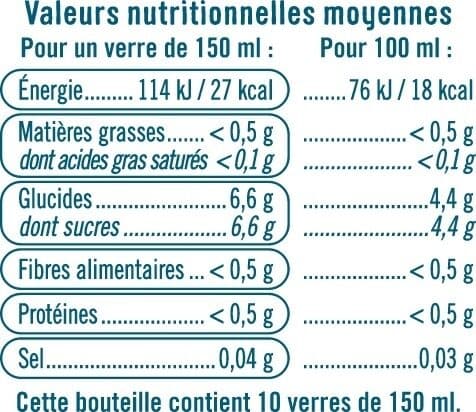 U Boisson à base d'eau de source aromatisée à la pêche packshot