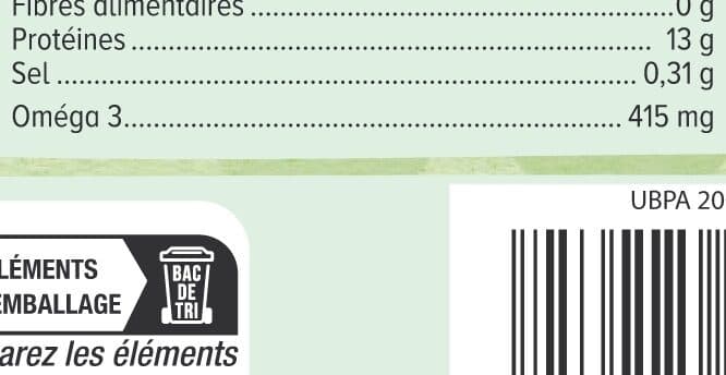 U Oeufs Plein air Bleu blanc coeur - Plateau de 20 packshot