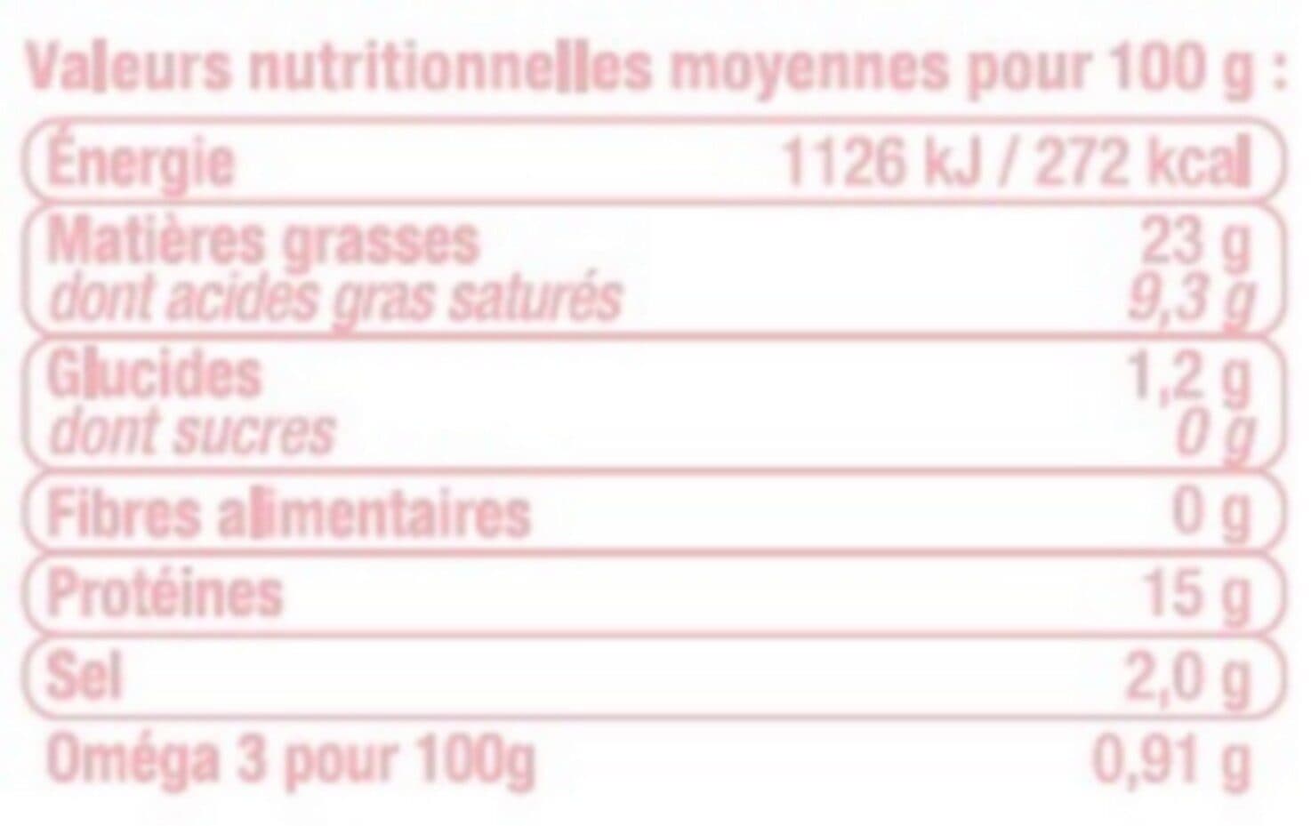 U Chipolata supérieure gros grain France, 4 pièces, barquette de 220g packshot