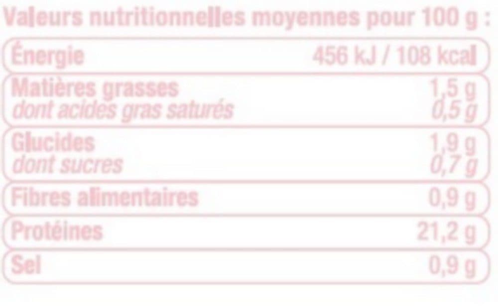 U Emincé de filet de poulet à la Louisiane, packshot