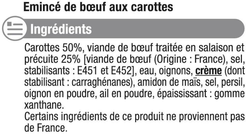 U Boeuf braisé aux carottes packshot