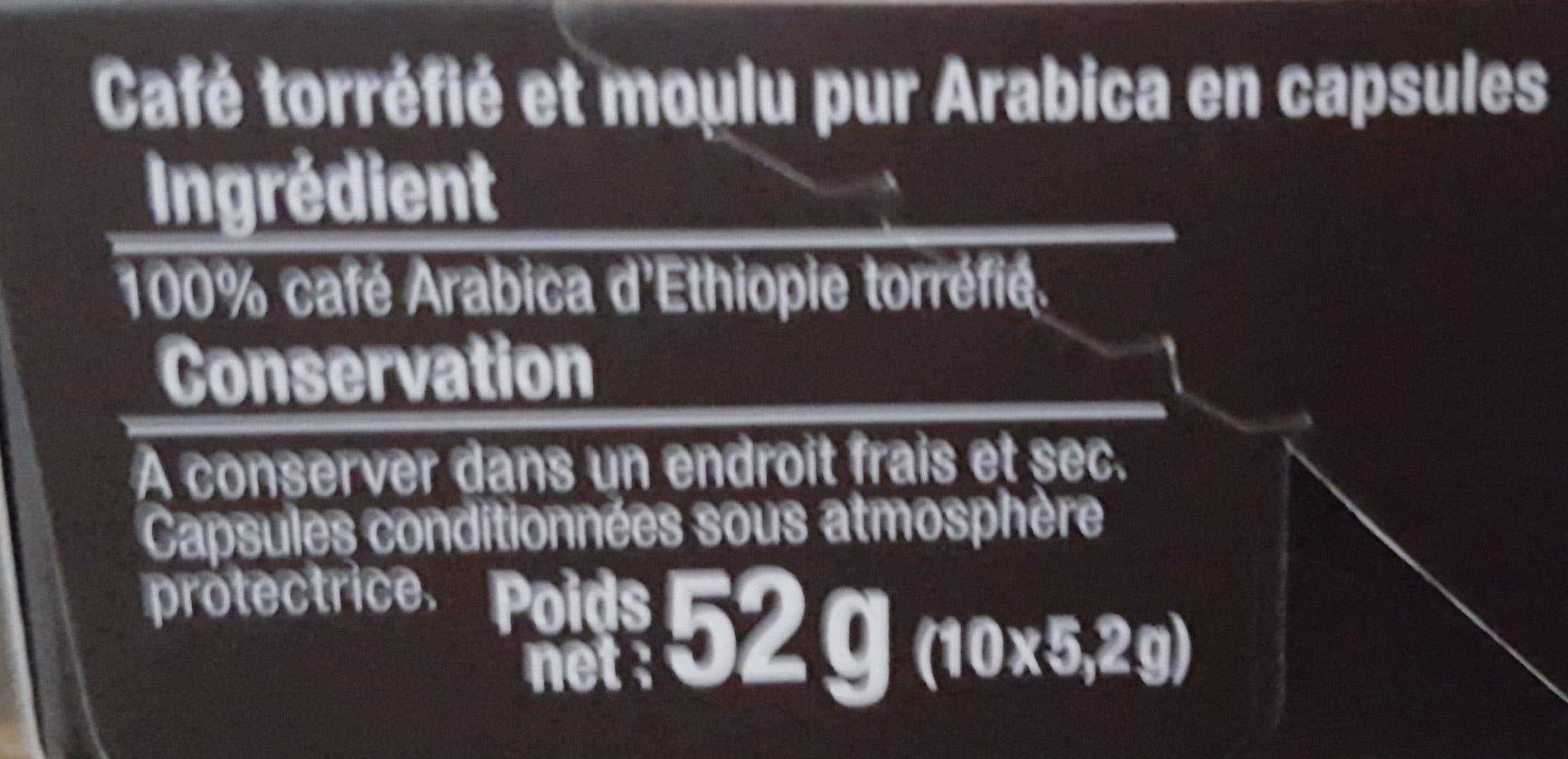 U Café torréfié et moulu espresso Ethiopie packshot