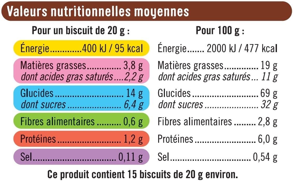 U Goûter fourré rond bigoût chocolat + lait packshot