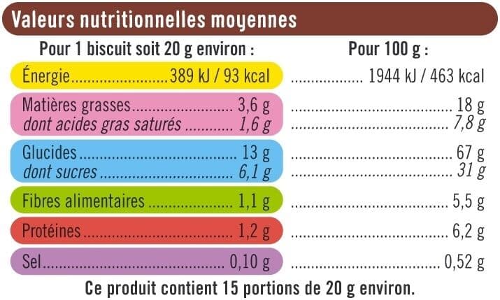 U Gâteaux Fourrés ronds goût tout chocolat 300g packshot