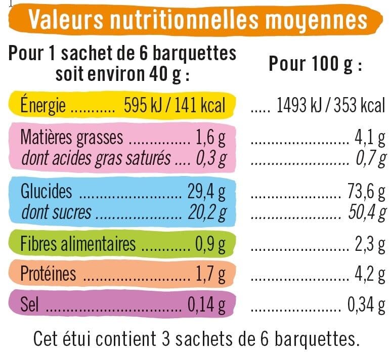 U Barquette à l'abricot packshot