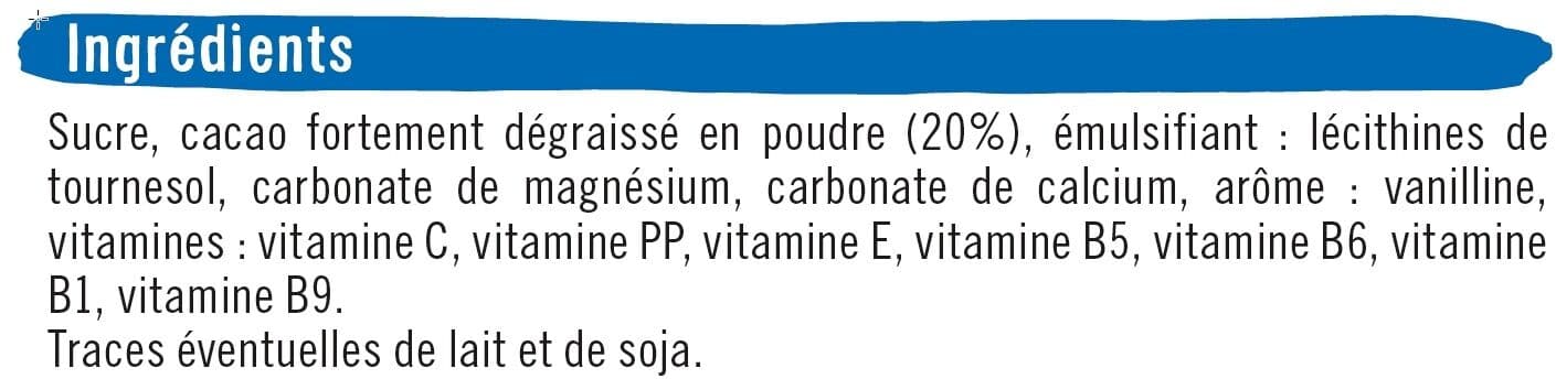 U Choco petit déjeuner packshot