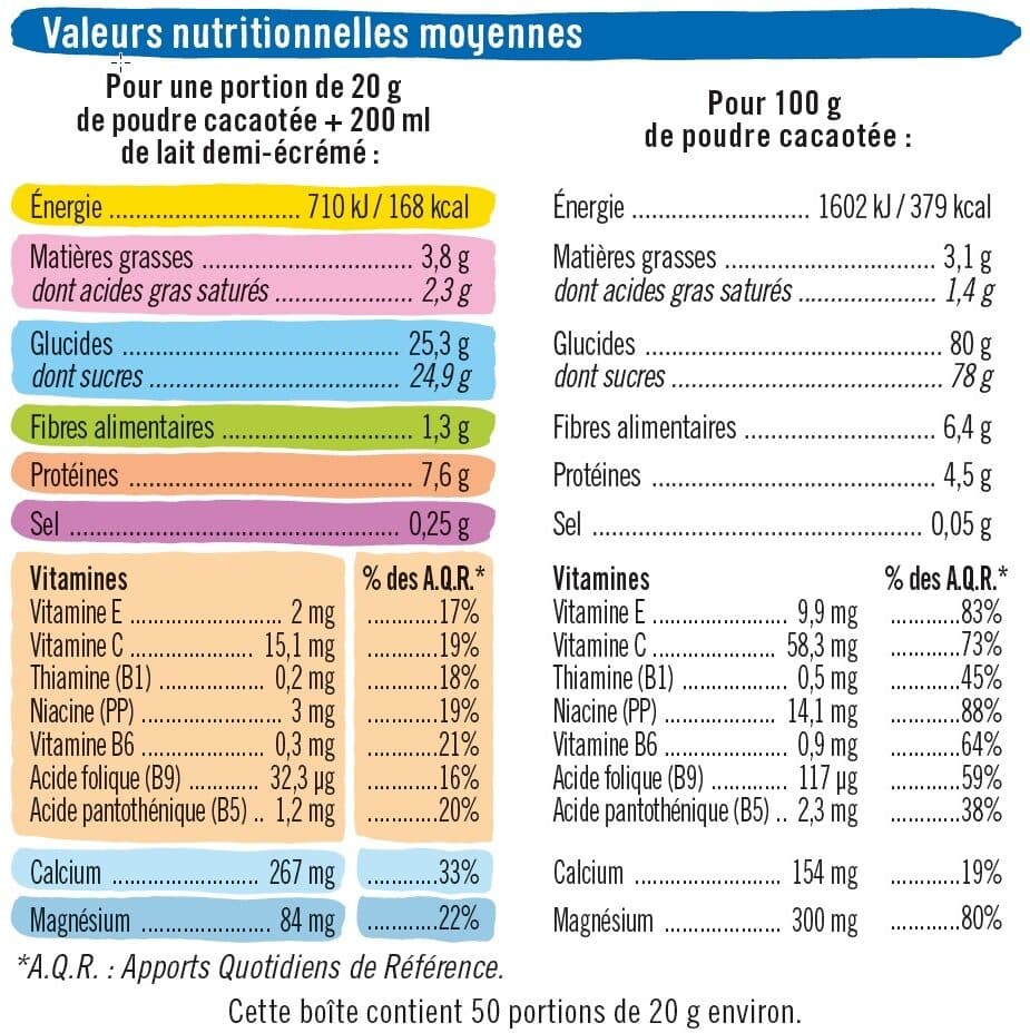 U Choco petit déjeuner packshot
