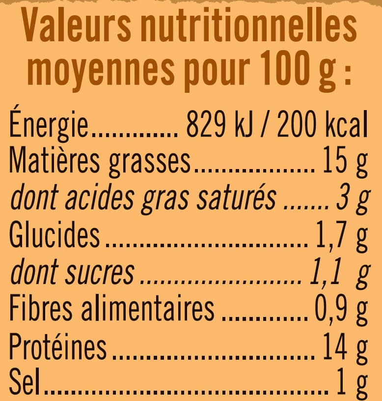 U Rillettes de maquereaux moutarde à l'ancienne boîte de 125g packshot