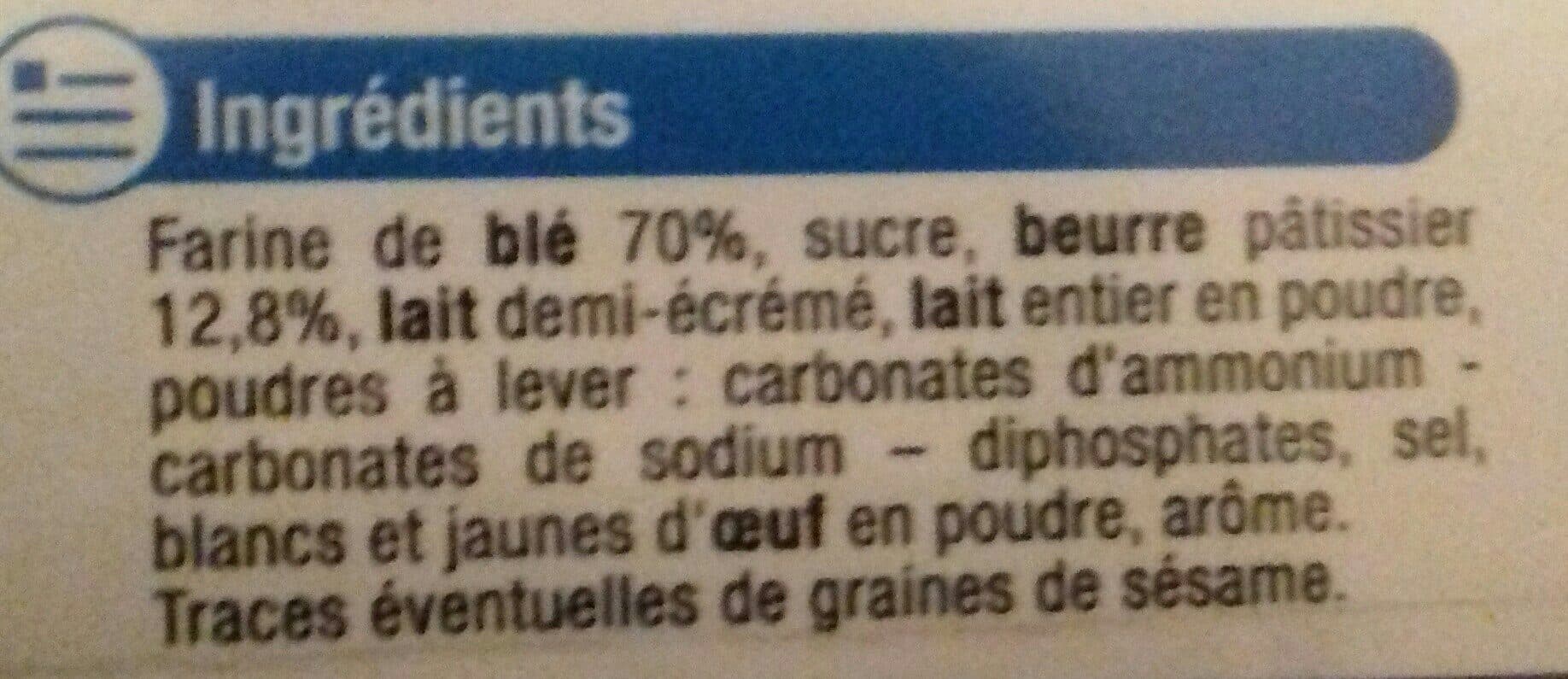U Petit beurre 2 paquets de 200g packshot