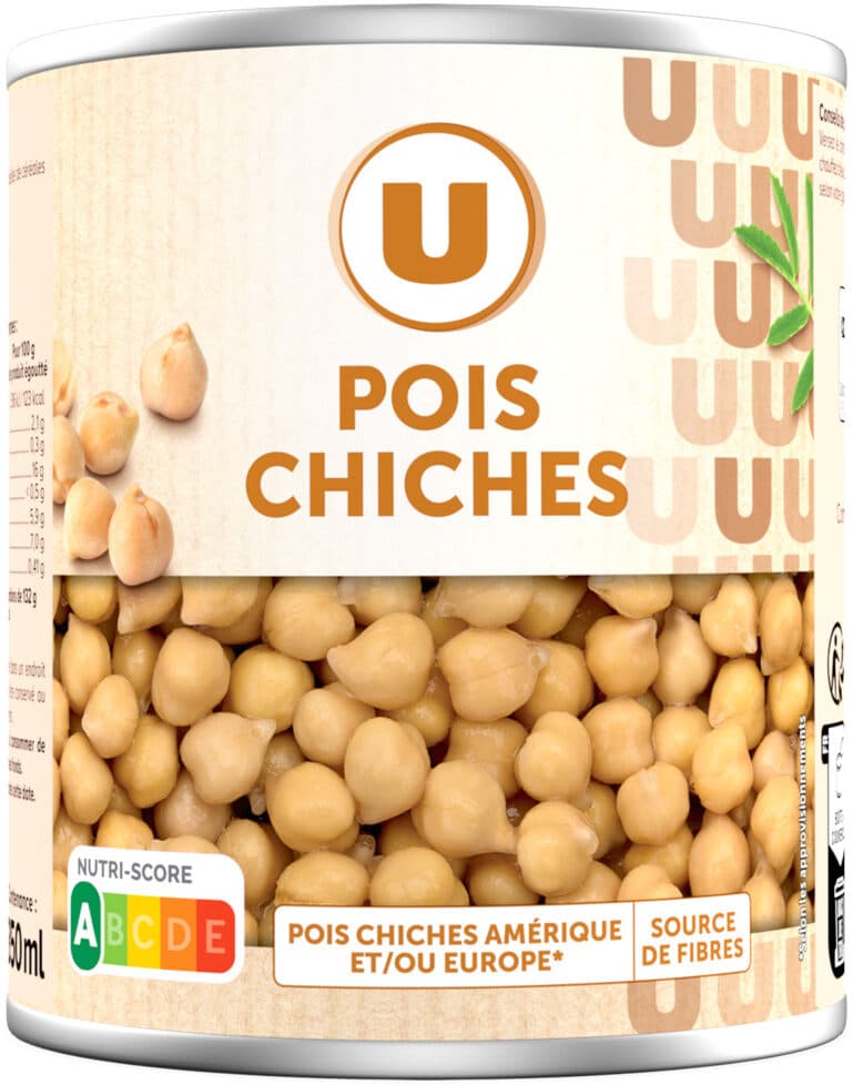 U Pois chiches - Boîte 530g packshot