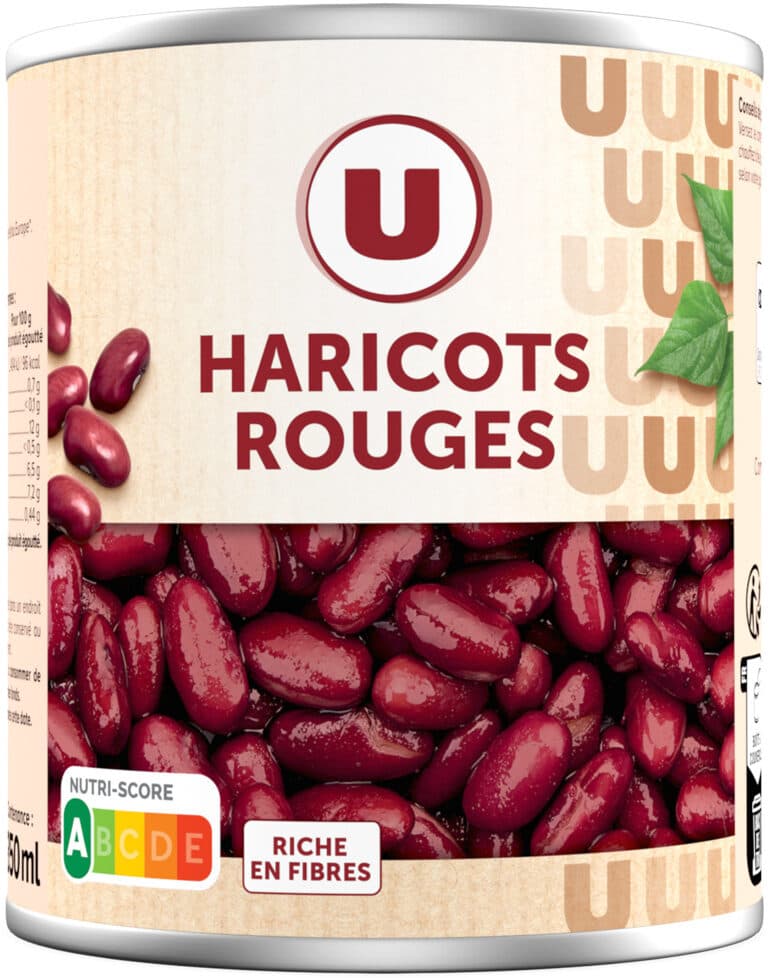 U Haricots rouges - Boîte 500g packshot