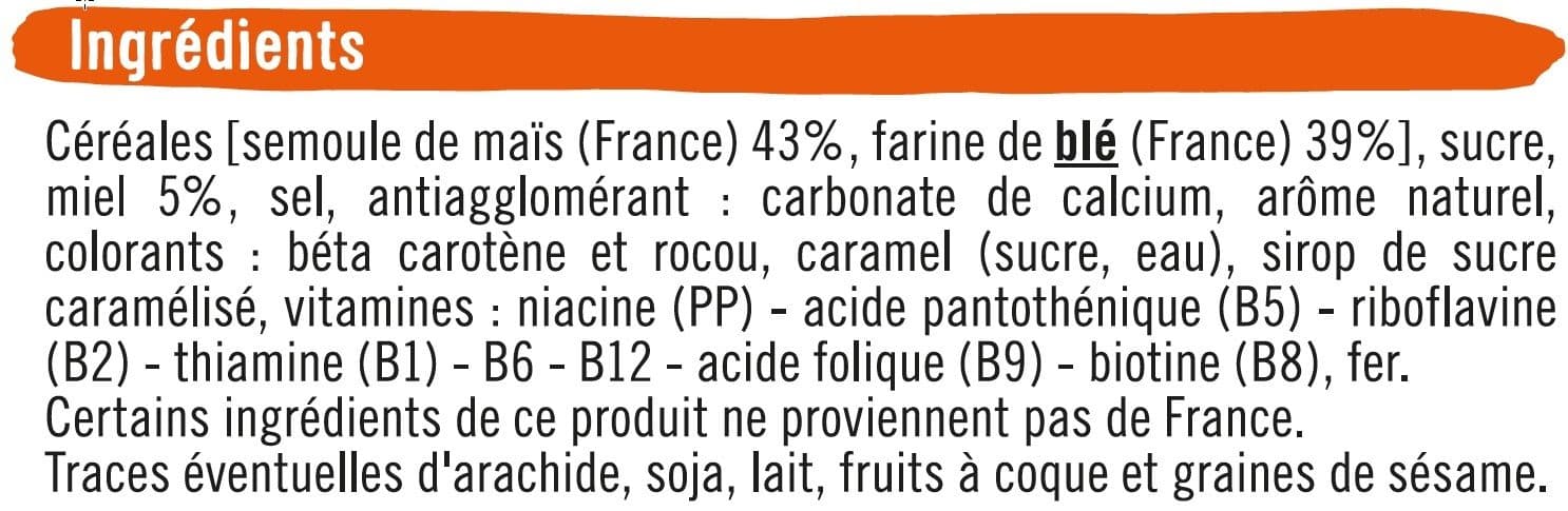 U Boules de céréales au miel packshot