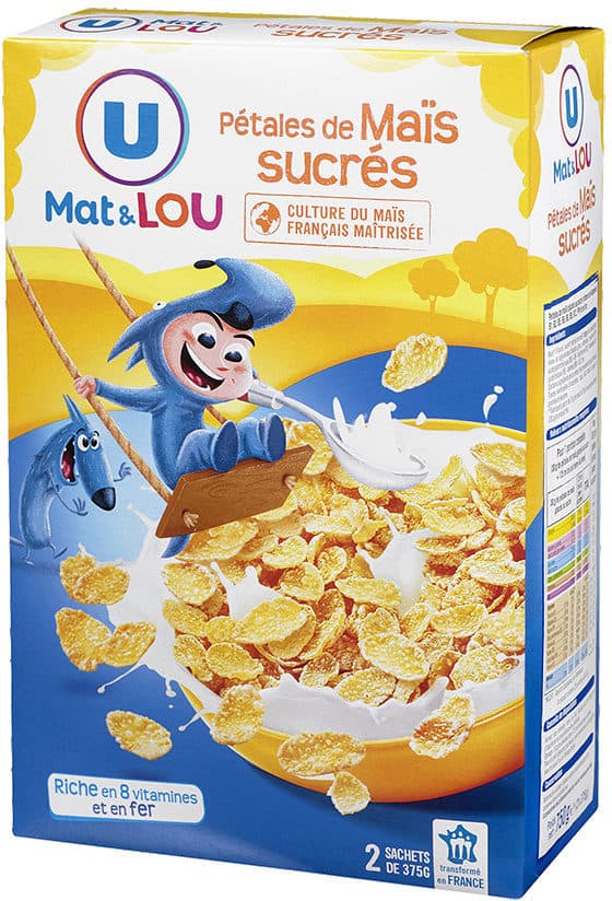 Mat & Lou Pétales de maïs glacés au sucre packshot