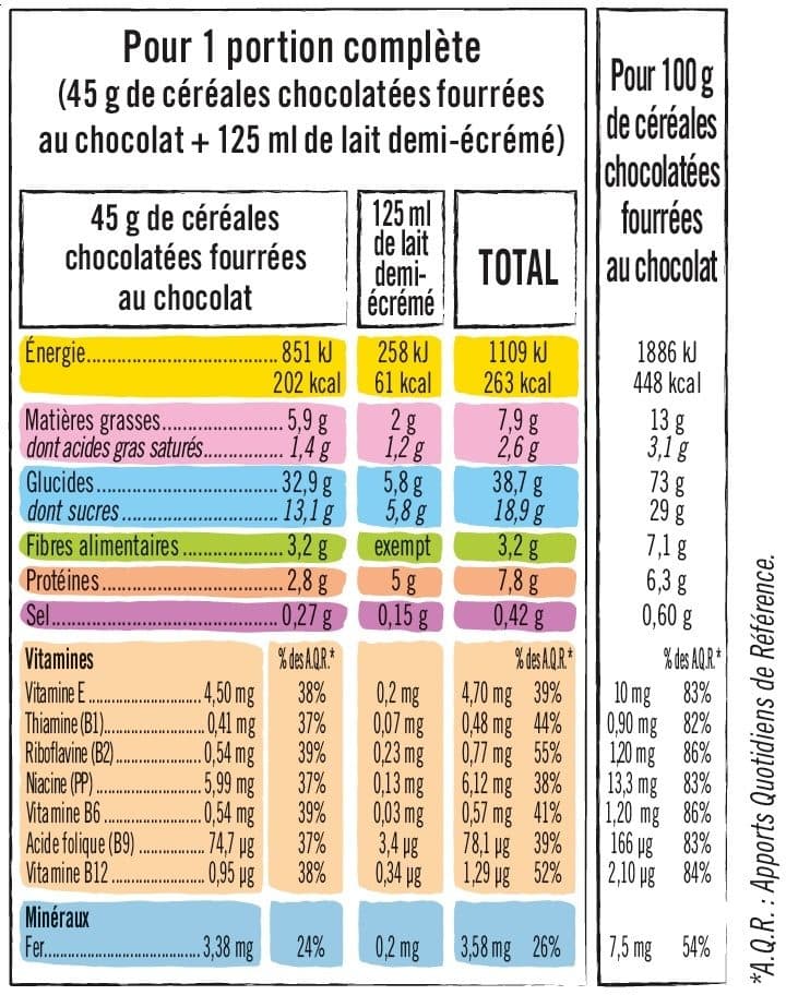 U Pack mini paquets de céréales packshot