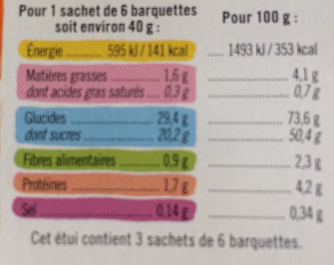 U Mat & Lou - Barquettes Abricot packshot