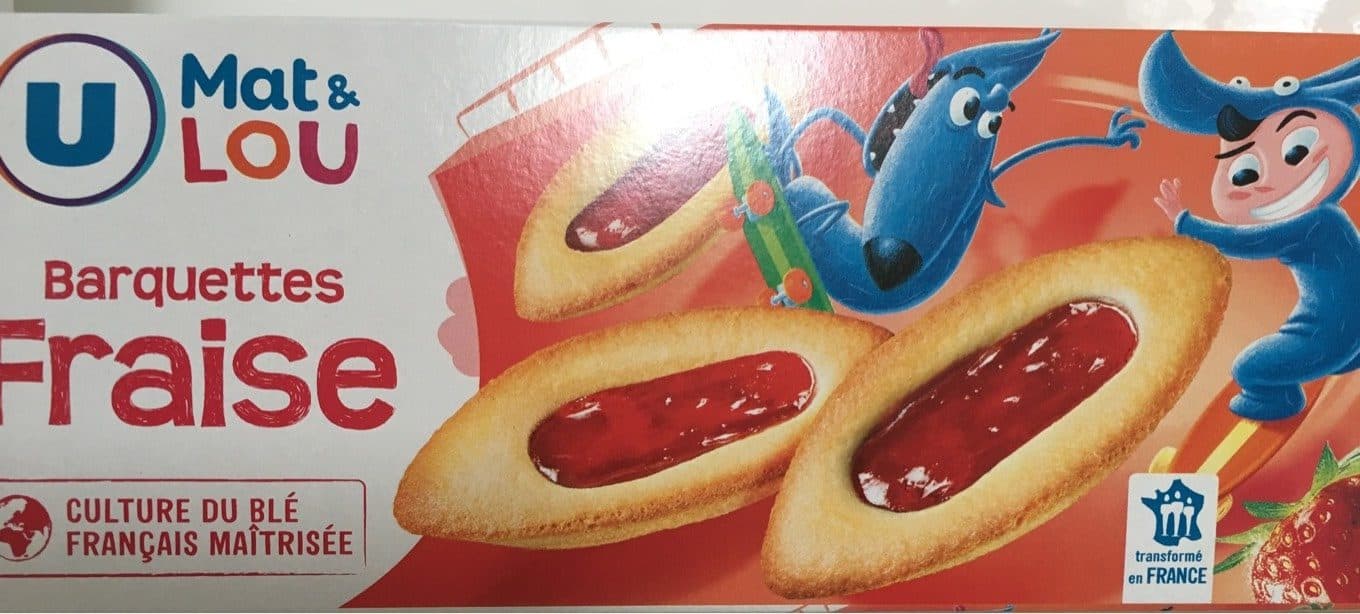 Mat & Lou Mat & Lou - Barquettes fraise packshot