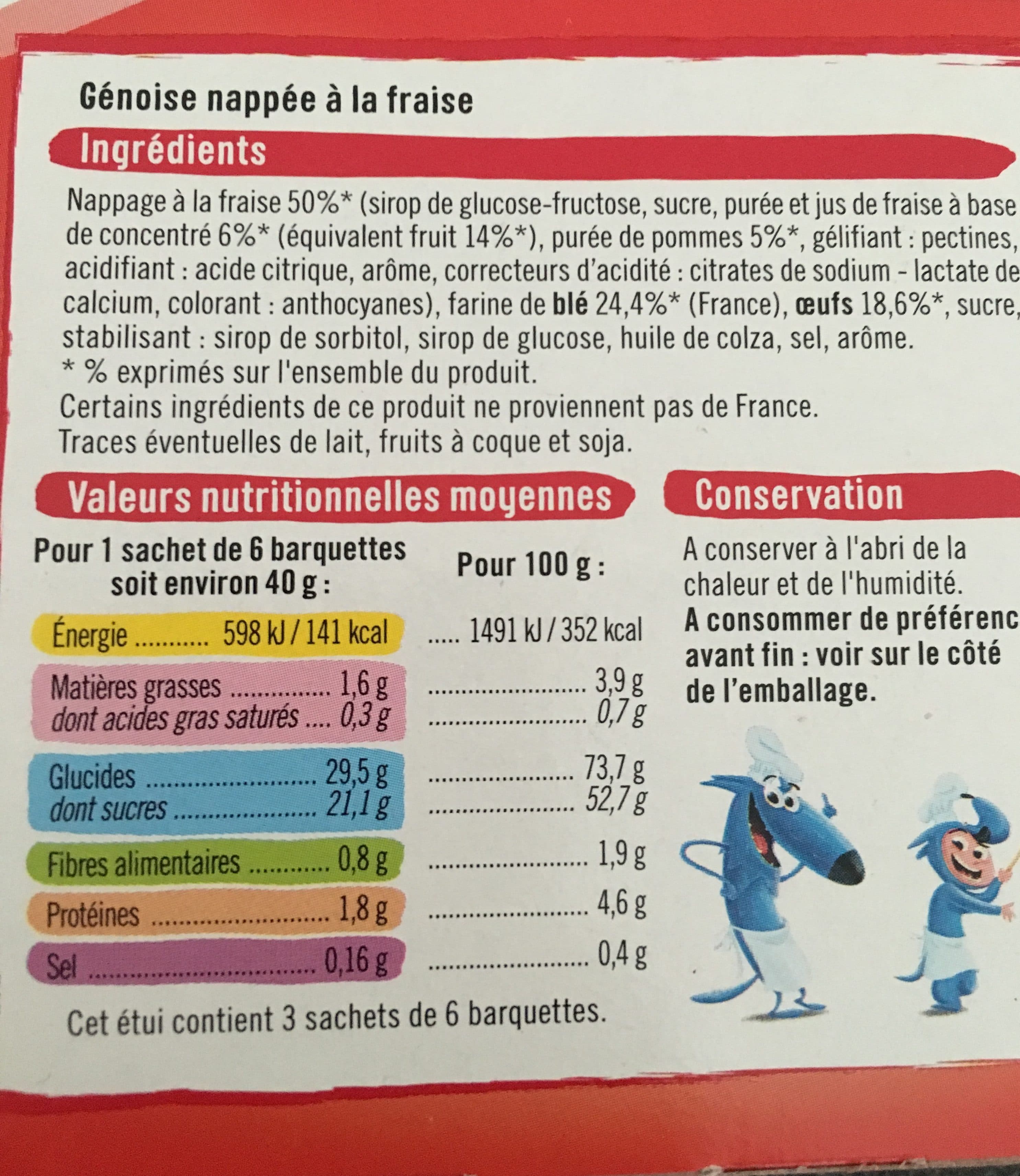 Mat & Lou Mat & Lou - Barquettes fraise packshot
