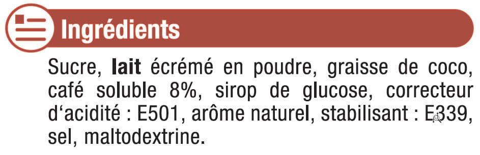 U Préparation instantanée pour boisson au café et aromatisée à la caramel packshot
