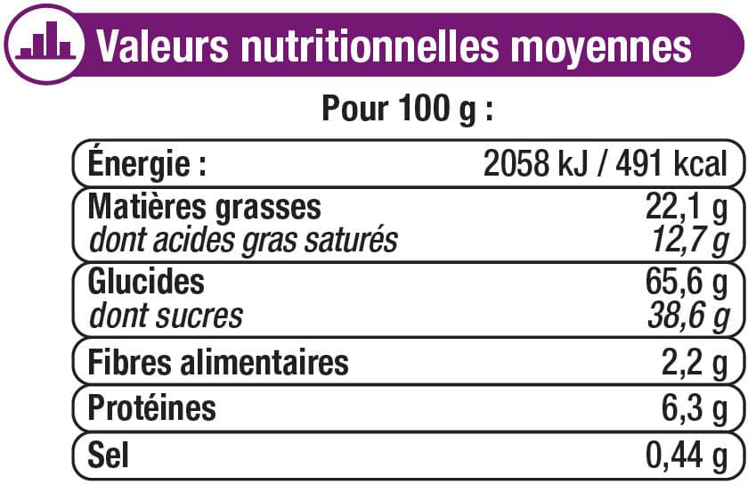 U Assortiment de biscuits 13 variétés 106 biscuits, 750g packshot