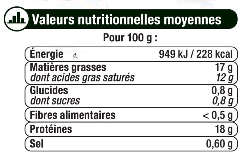 U Mozzarella pasteurisé 17% de MG packshot