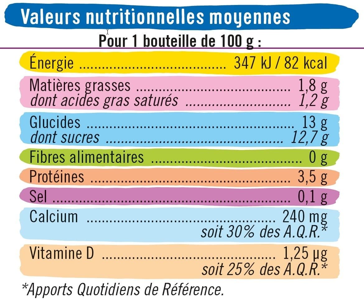 U Yaourt à boire sucré pulpe pêche framboise packshot