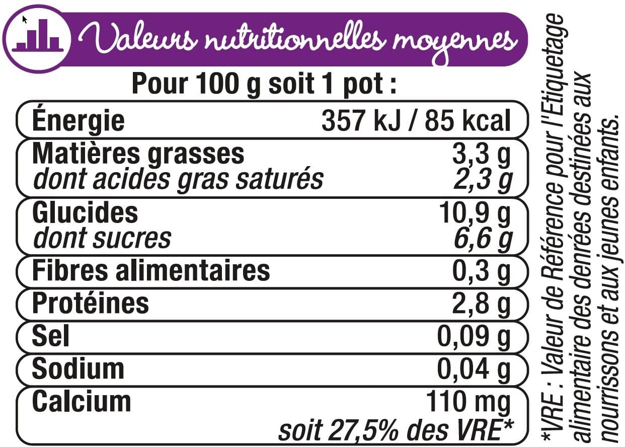 U P'tit lacté saveur nature sucré 6 mois, packshot