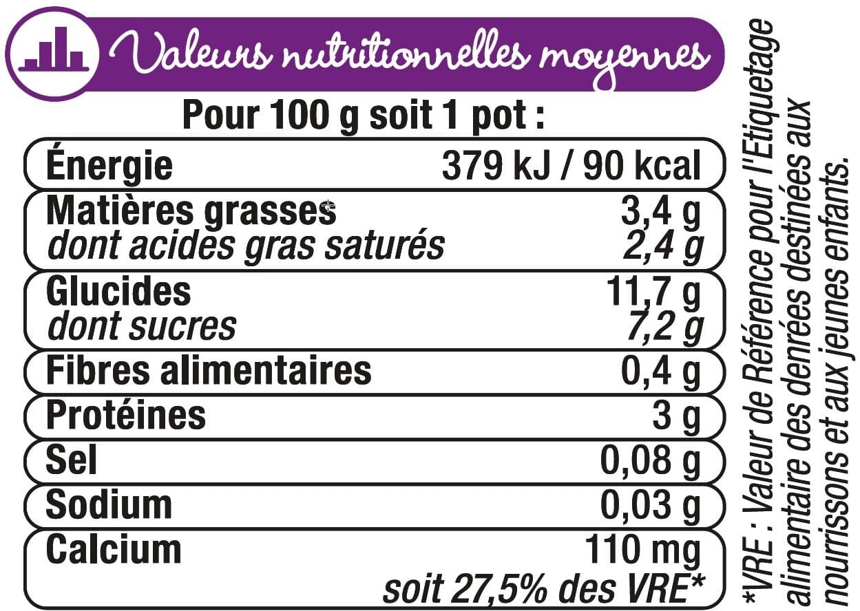 U P'tit lacté saveur caramel dès 6 mois, packshot