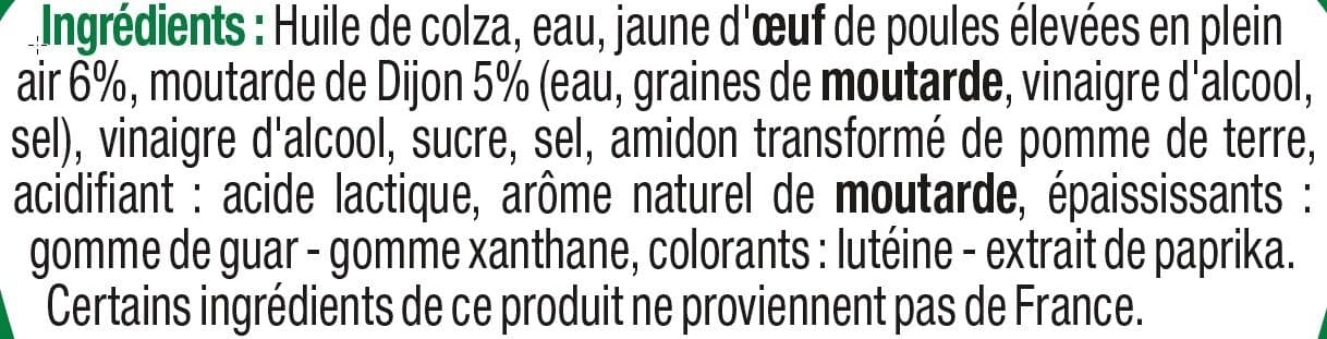 U Mayonnaise à la moutarde de Dijon sans colorant squezz, 235g packshot