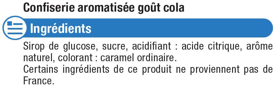 U Sucettes boules cola packshot