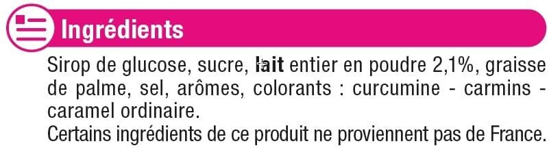 U Sucettes au lait assorties packshot