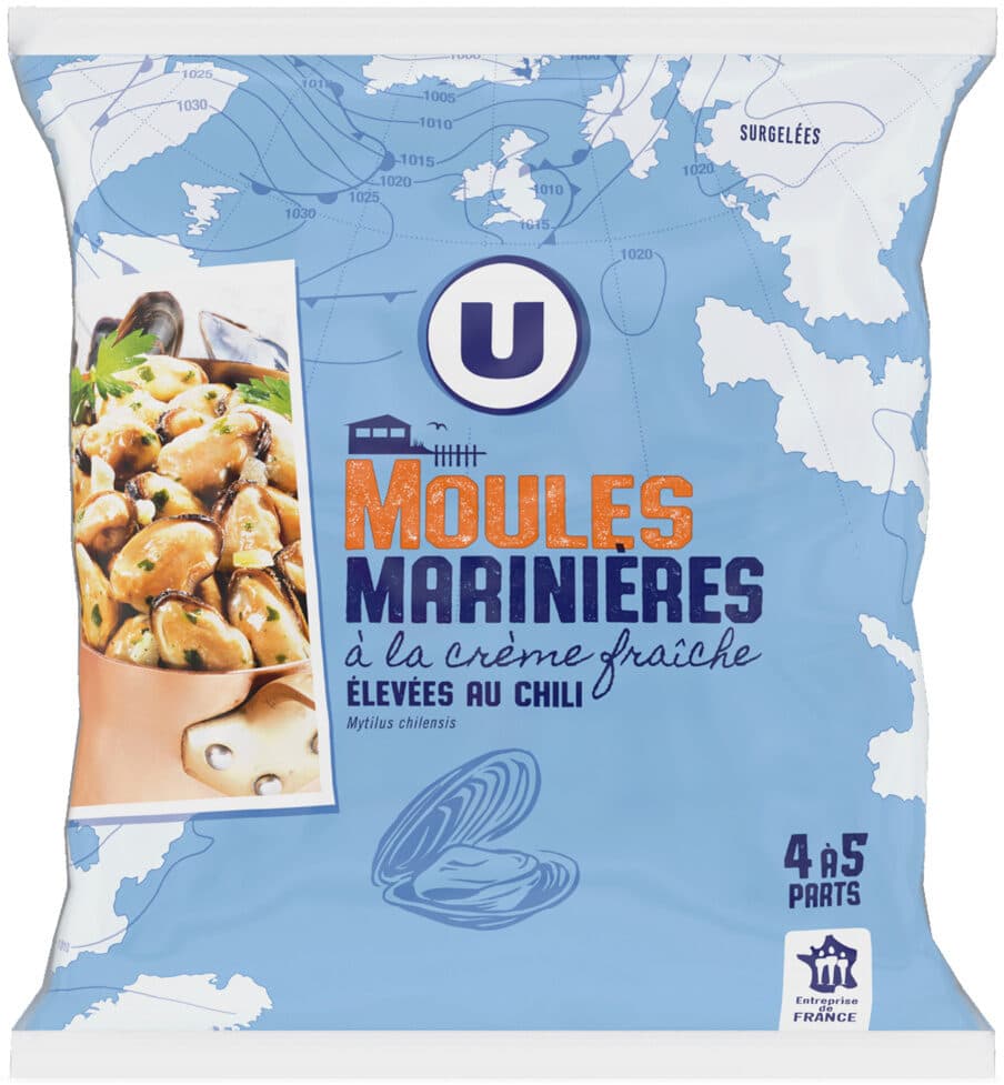 U Moules marinières à la crème fraîche 400g packshot