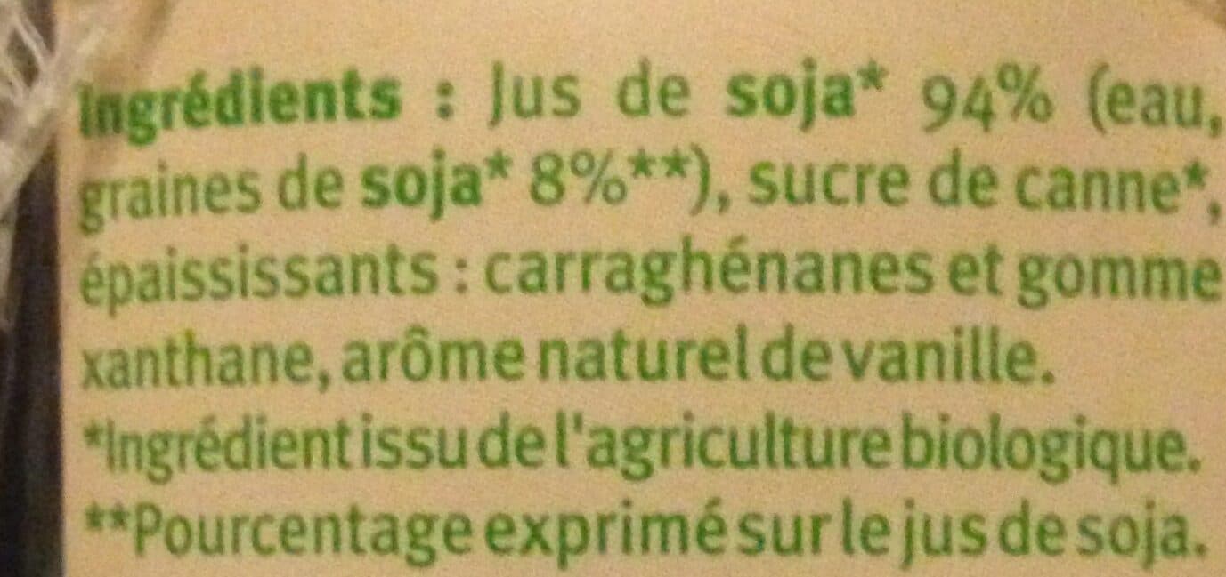 U Bio Boisson soja vanille packshot