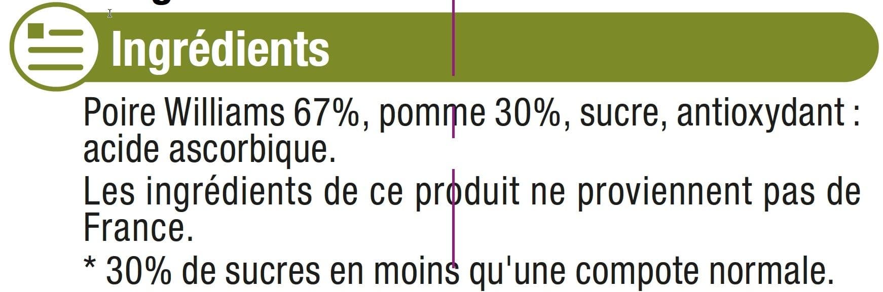 U Gourdes pommes poire Williams packshot