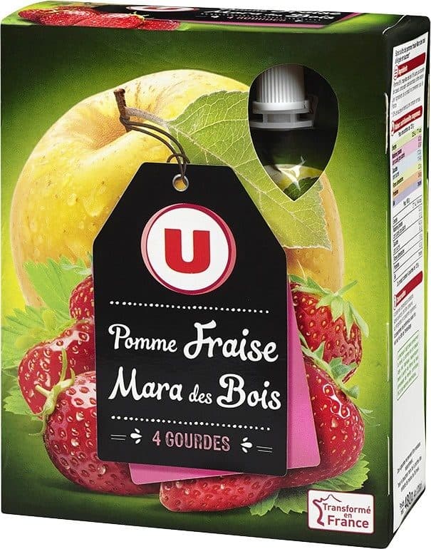 U Gourdes pommes fraises des bois packshot