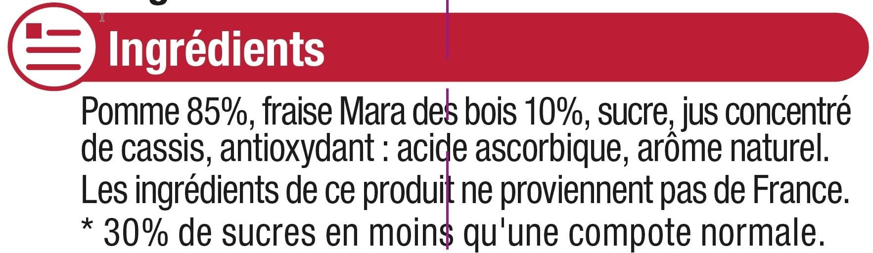 U Gourdes pommes fraises des bois packshot
