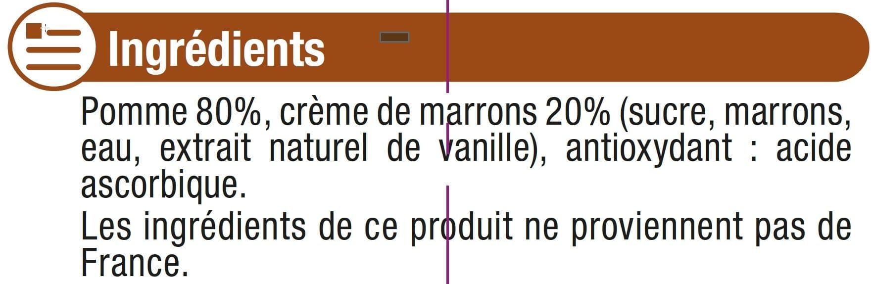 U Gourdes pommes châtaignes packshot