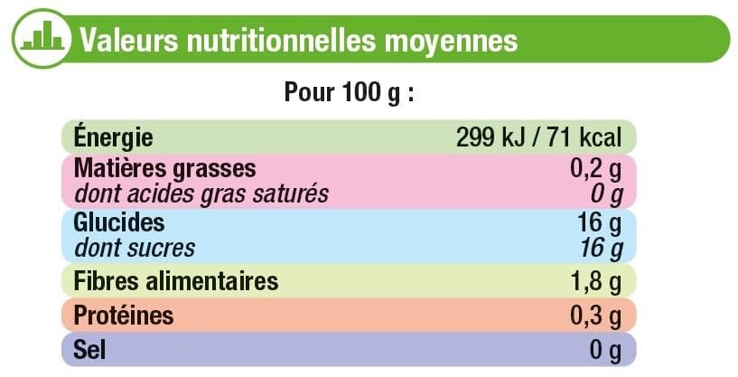 U Coupelle dessert de fruits pommes packshot