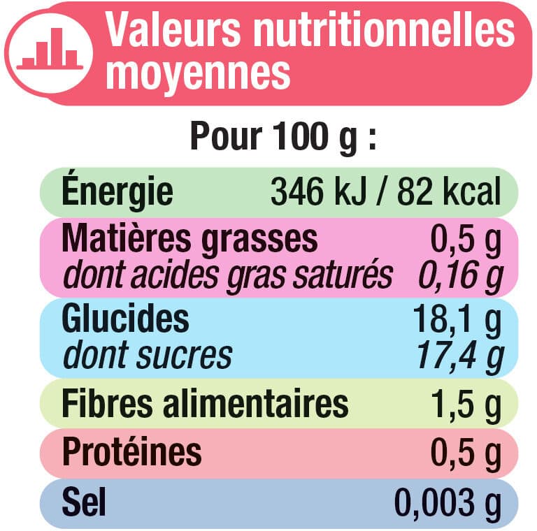 U Dessert aux fruits pommme framboise litchi allégé sucre 4x100g packshot