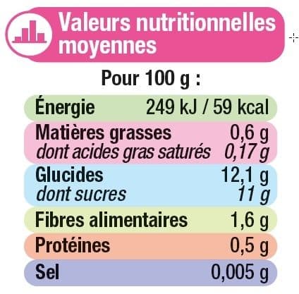 U Purée de pomme grenade myrtille sans sucres ajoutés packshot