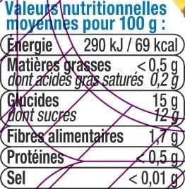 U Purée de pommes pruneaux sans sucres ajoutés 4x100g packshot