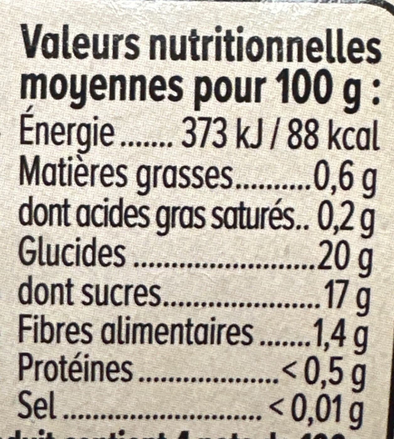 U Dessert fruitier pomme châtaigne packshot