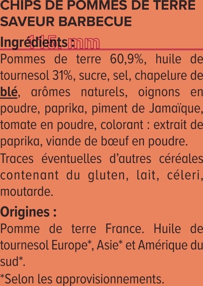 U Chips saveur barbecue packshot