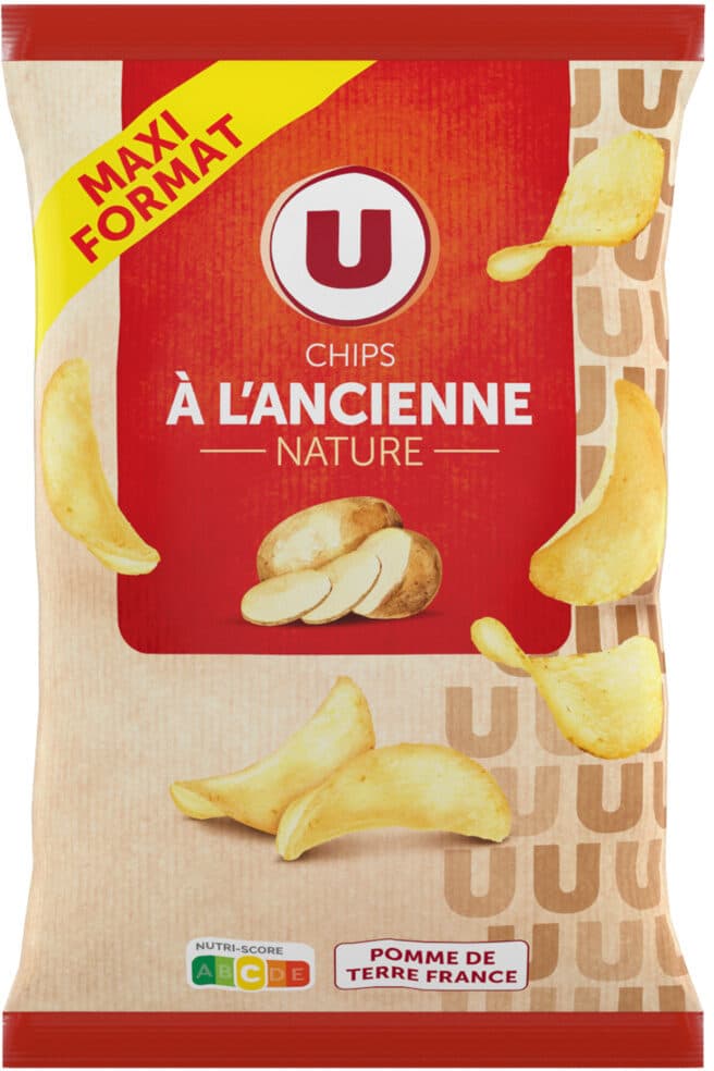 U Chips à l'ancienne nature 300g packshot