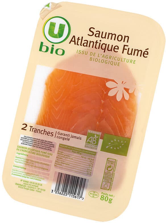 U Saumon fumé Atlantique, packshot